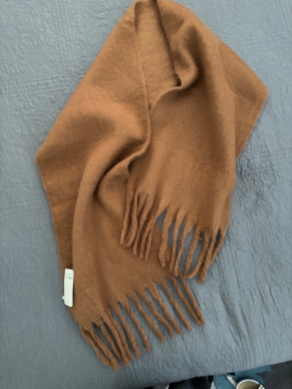 KANIBAL & CO. rx#134313 medium brown 100% polyester scarf - NWT